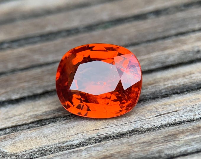 3.73ct Mandarin Spessartite Garnet | VVS | Nigeria | natural Spessartite Garnet | gemstone | gemstone | jewelry | jewelry #1440