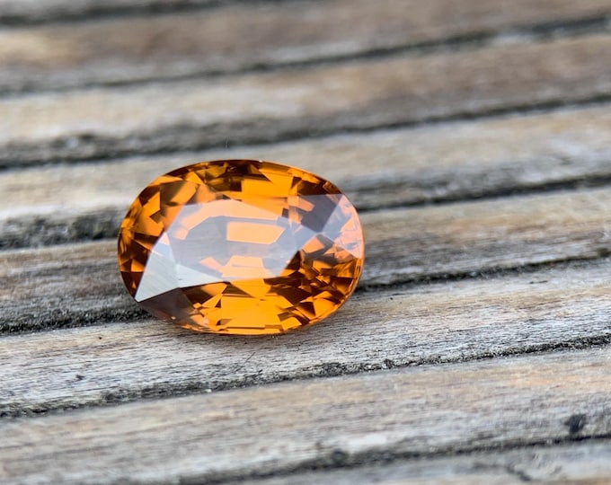 2.95ct AAA Natural Champagne Zircon -Zircon 9x6.5 natural Tanzania gemstone gemstone collector jewellery stone fine gem #1441
