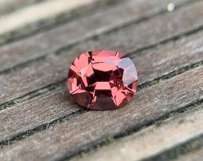 1.33ct. natural Malaya Garnet | Tanzania | natural Malaya Garnet | precision cut | gemstone | gemstone | jewelry | Gem | Jewelry #1158