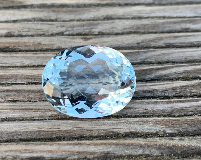 18.48ct. AAA blue topaz | Brazil | gemstone | natural | natural blue topaz | faceted | gemstone | jewelry | gem #1008