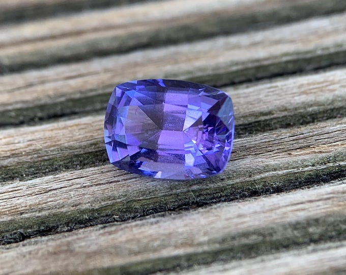 1.60ct. Natural Tanzanite / Tanzanite + GGTL Certificate Tanzania Precision Cut 8.06x5.92x4.35 mm #2152