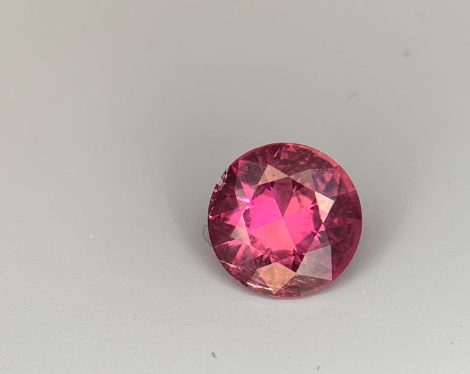 0.73ct. Pink Tourmaline from Brazil, precision cut | 6.2 mm gemstone | Faceted | gemstone | unheated | Pink Tourmaline | #2189