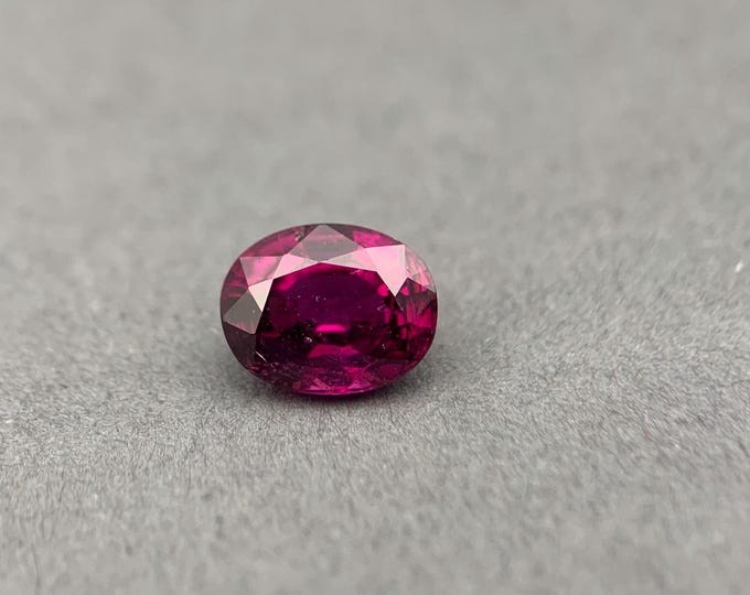 2.01ct. natural rhodolite garnet | 7.8x6.2 mm | Natural Genuine rhodolite garnet | Gemstone | jewelry | Gemstone | gem #1121