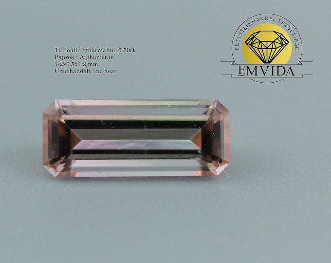 0.79ct Zweifarbiger Turmalin - Bi Color Tourmaline Afghanistan Paprok gemstone Gems jewelery Edelstein unheat edelstein unbehandelt #TEST