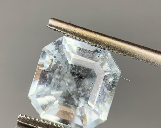 2.30ct. Natural Aquamarine | natürlicher Aquamarin Beryll | 8.0x7.9 | Paprok Afghanistan | Edelstein | gemstone | jewelry | gem #1058