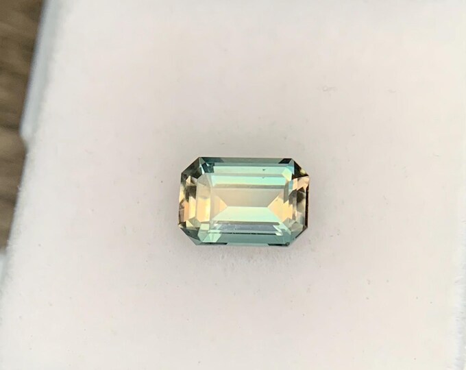0.90ct Green Yellow Tourmaline Brazil | Precision cut 6.5x4.5 mm | Rare color tourmaline | Gemstone | Gemstone | Jewelry | Gem #2190