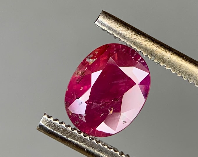 0.75ct. Natural Ruby | natural ruby | Madagascar | 6x4.8 mm | gemstone | gemstone | jewelry | gem | untreated | untreated #1021