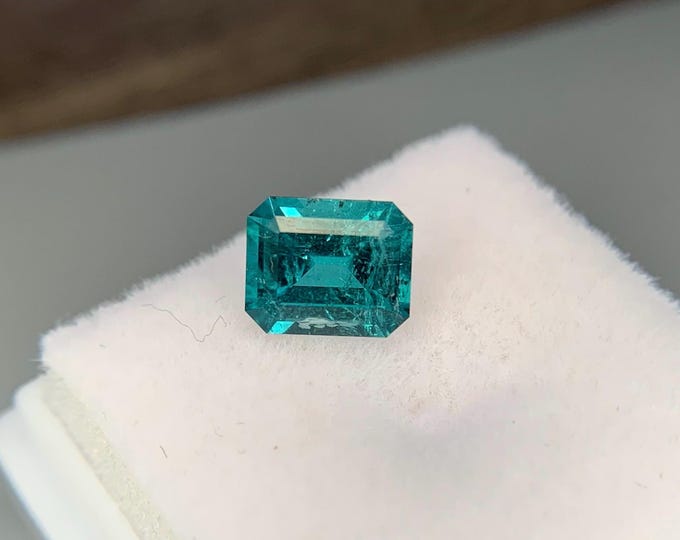 1.35ct Blue Tourmaline Brazil Indigolite | Precision cut 7.0x5.7 mm | Blue Tourmaline | Gemstone | Gemstone | Jewelry | Gem #2202
