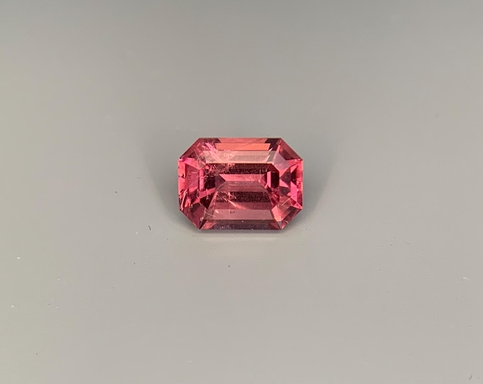 1.45ct. Pink tourmaline from Brazil, precision cut | 7.6x5.5 mm gemstone | Faceted | gemstone | unheated | Tourmalines | # 2177
