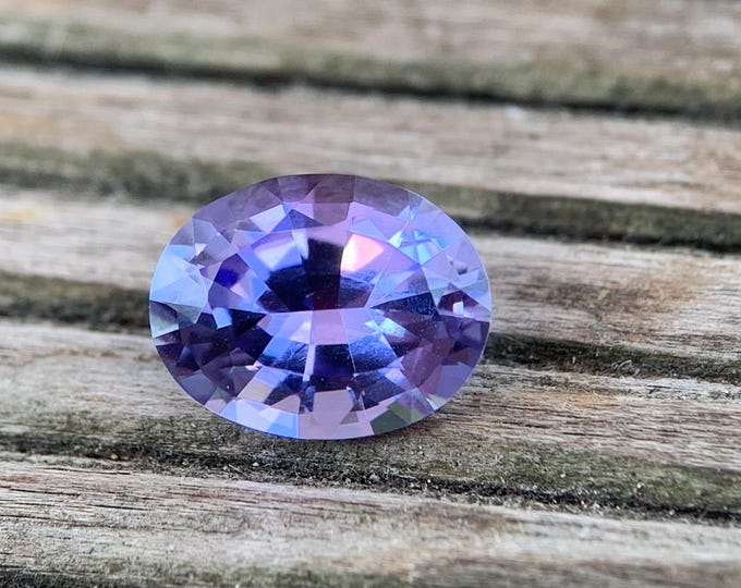2.10ct. Natural Tanzanite +GGTL Certificate Tanzania 9.36x7.23x4.74 mm #2150