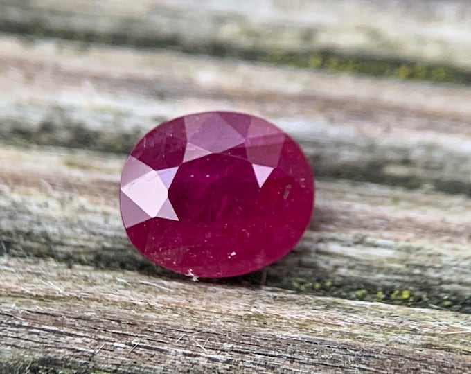 1.08ct. natural ruby | natural Ruby | purple red | Tanzania | 6.4x5.5 | gemstone | mineral | collector stone | gem | gemstone #1028