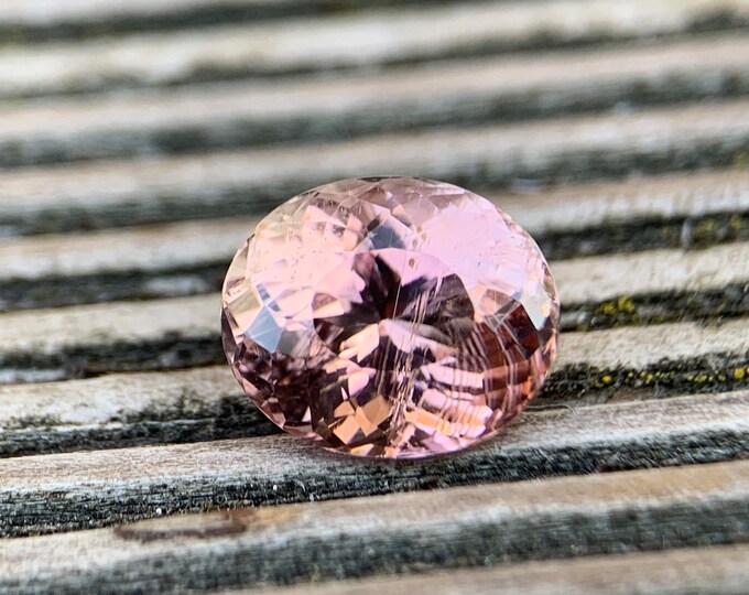2.95ct. Natural Peach Tourmaline | Peach Tourmaline | 9.6x8 | Genuine gemstone | Jewelry | Gemstone | Faceting | Edelstein | Mozambique #948