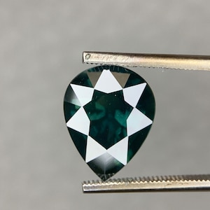 4.26ct. GRA certified Natural Blue-green Sapphire | pear cut | VVS | Blue green sapphire | gemstone | GRA certificate included | gem #976