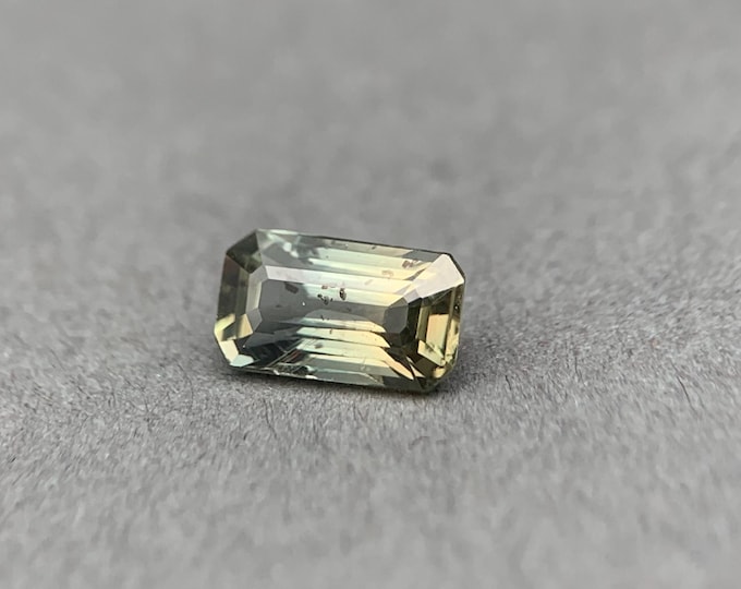 0.81 ct. natural blue green yellow sapphire | 6.8 x 3.8 | unheated | gemstone | Songea | Blue green yellow Sapphire | jewelry | gemstone #1136