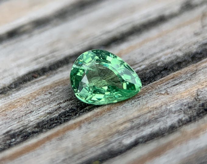 0.30 ct. Natural Green Tsavorite Garnet | Grossular | Vibrant | VS Pear | Tanzania | Natural Tsavorite Garnet | Gemstone | Gem #1480