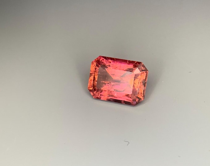 2.73ct. Pink Red Tourmaline Brazil Precision Cut | 9.7x7.1 mm Gemstone | Faceted | gemstone | unheated | Tourmalines | jewelry |
