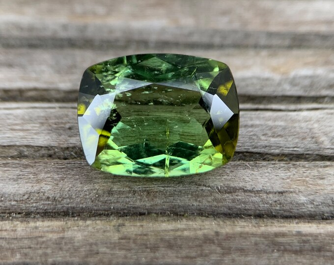 3.06ct. Green Tourmaline 11x8.5 x 6 mm | Tourmaline green verdelith | Gemstone Faceted | gemstone | unheat | natural stone | jewelry #928