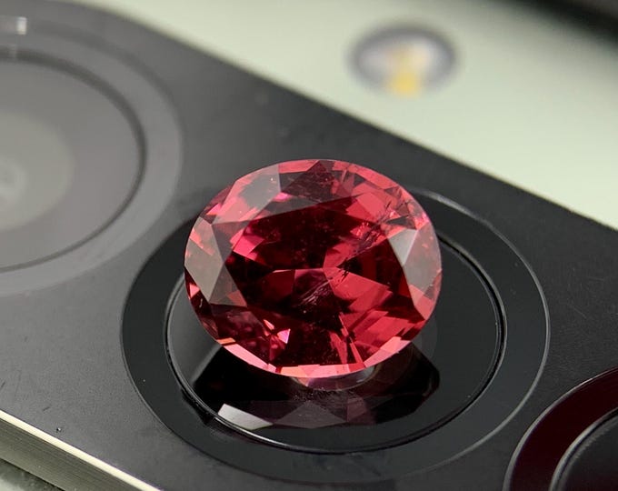 2.11 ct. natural Malaya Garnet | Tanzania | natural Malaya Garnet | precision cut | gemstone | gemstone | jewelry | Gem | Jewelry #1925