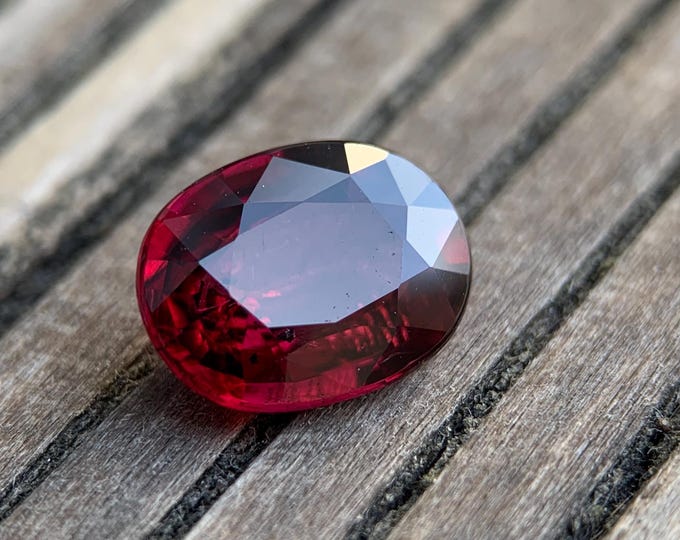 3.25 ct. Natural Rhodolite Garnet | 10.5 x 8 mm | Madagascar | Natural Rhodolite Garnet | Gemstone | jewelry | gemstone | gem #809