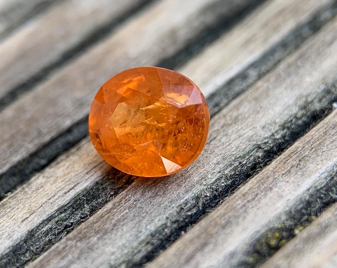 1.55ct. Natürlicher Fanta Spessartin Granat | Namibia | Natural Spessartine Garnet | Edelstein | gemstone | jewelry | gem | Schmuck #1362