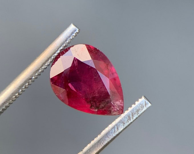 1.31ct. Natural Red Ruby | Natural Ruby | Mozambique | 8x6 | Heated | Gemstone | mineral collector stone | jewelry | Gemstone #1029