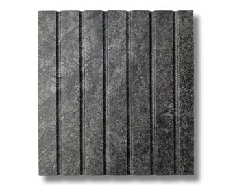 3D Slatted Wall Panels - Wood Grain, Stone, Linen & Paintable MDF | Custom Sizes | Feature Walls, Wainscoting and Accent Paneling, Textured