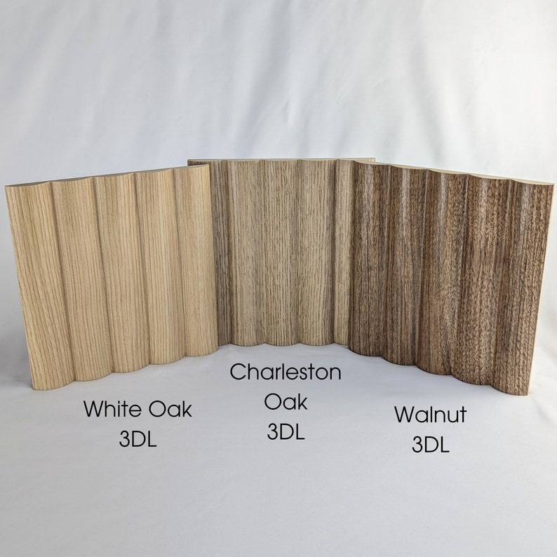 SAMPLE PACK Fluted, Reeded, & Slat Wall Panels, Includes 6 Textured Wall Paneling Profiles