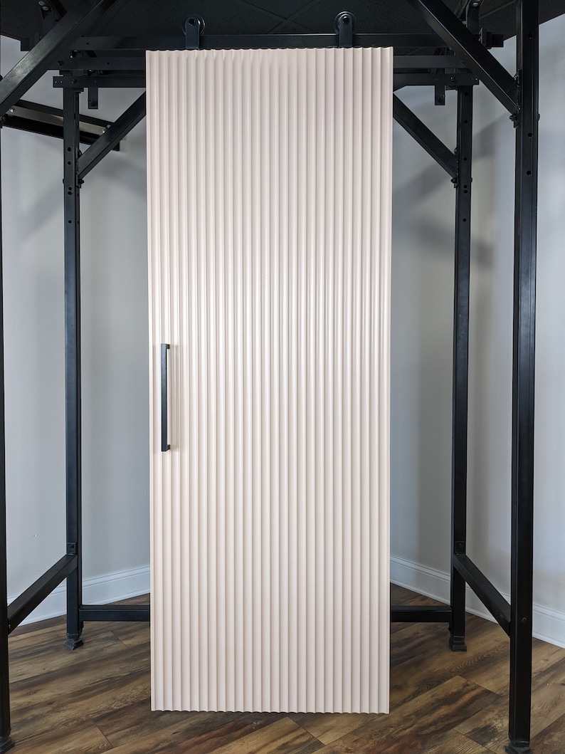 Fluted Door Scalloped Door Painted or Primed Sliding Door Etsy Australia