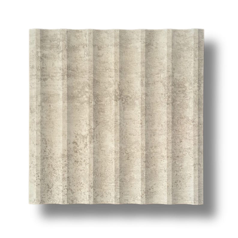 3D Fluted Wall Panels – 1" Wide Flutes | Wood Grain, Stone, Linen, Paintable MDF | Feature Walls, Wainscoting & Accent Paneling, Scalloped image 1