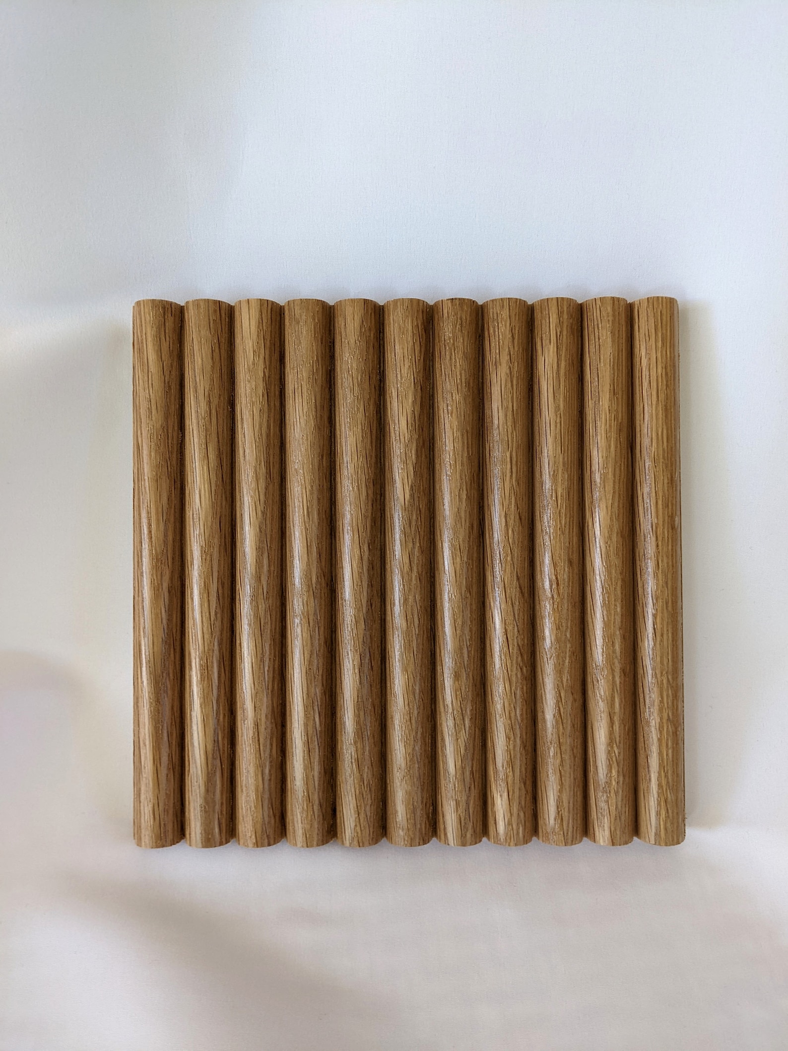 Reeded Wall Panels Custom Sizes Primed or White Oak Wall Etsy