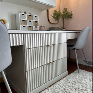 3D Fluted Wall Panels – 1" Wide Flutes | Wood Grain, Stone, Linen, Paintable MDF | Feature Walls, Wainscoting & Accent Paneling, Scalloped image 9