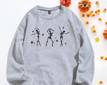 SVG - Skeleton Dancing Downloadable, Digital File, Halloween SVG, Skeleton SVG