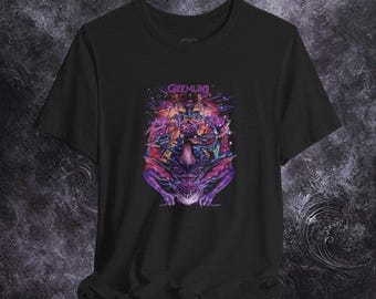 Gremlins Neon T-Shirt | 80s Horror Movie Tee | Retro Gremlins Shirt | Mischief Graphic Tee | Cult Classic Shirt |  80s Sci-Fi Creature Shirt