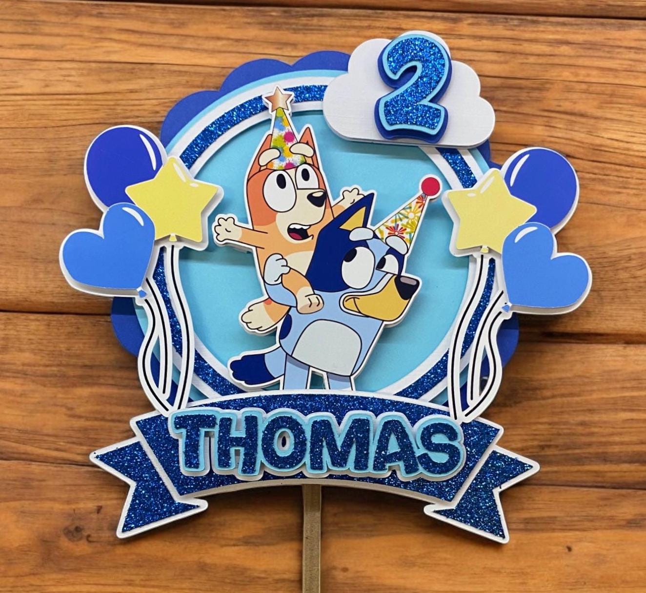 Personalised Children's Birthday Cake Topper