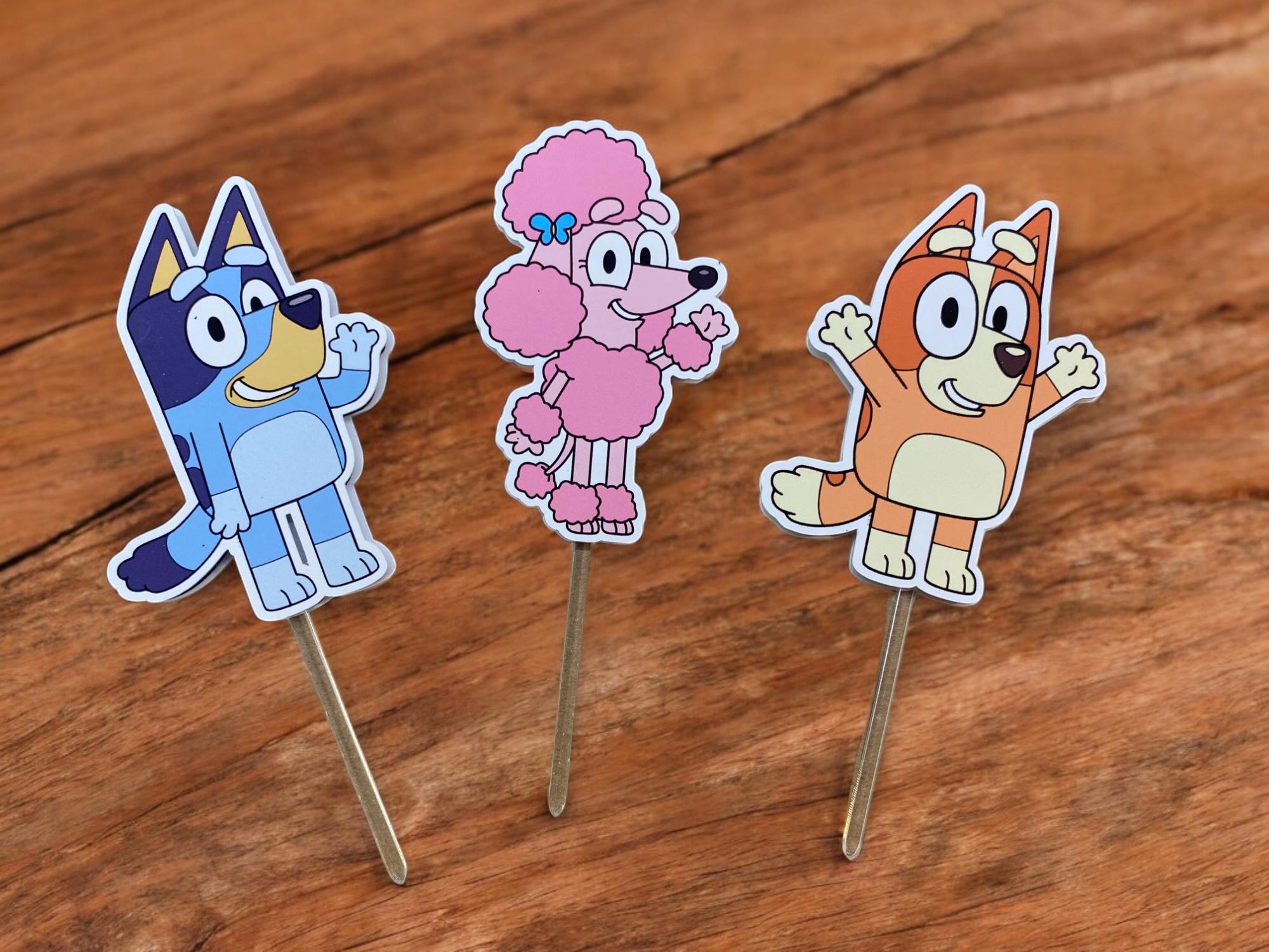 Pink Cartoon Topper with Optional Extras