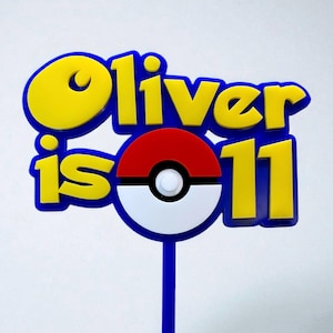 Personalised Acrylic Gaming Birthday Cake Topper: Custom Name, Age and Size