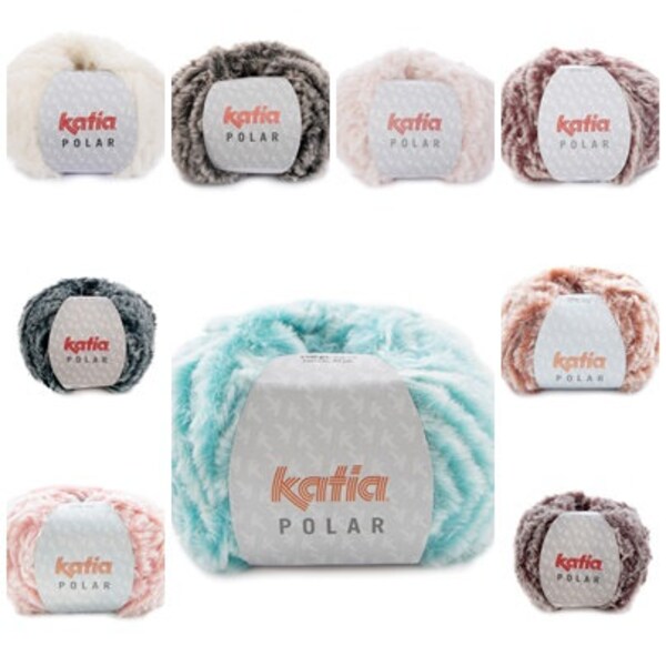 Fil de fourrure polaire Katia Wool 100g