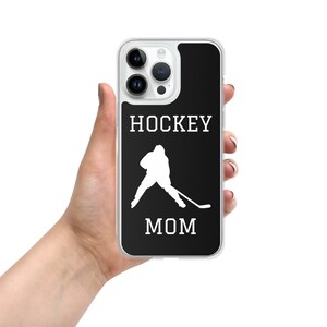 Hockey Mom iPhone Case - Black