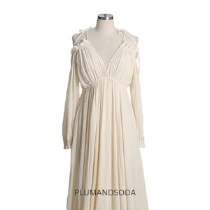 Boho Maxi Dress, Long Summer Dress, Bohemian Dress, Greek Goddess Dress, Romantic Dress, Hippie Dress, Boho Clothing