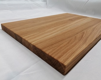 Classico tagliere in rovere con bordi lunghi / Dimensioni personalizzate disponibili - nessun problema / Legno robusto / Fatto a mano / Accattivante