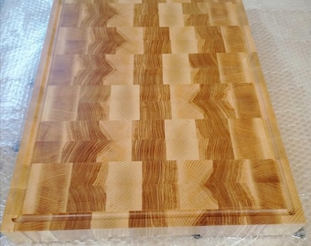 Tagliere in legno di frassino con venatura finale / Realizzato su misura nelle dimensioni desiderate - Nessun problema / Legno straordinario / Fatto a mano / Accattivante / Legno di frassino con venatura finale