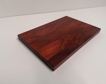 Tagliere per la colazione Padouk, tagliere per snack, tagliere per pasti leggeri, elegante e alla moda