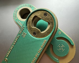 Starfield Credstick Bottle Opener: 3D Printed Sci-Fi Replica