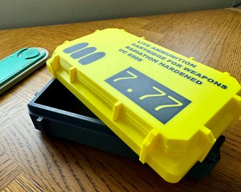 Réplica de la caja de munición de Starfield – Objeto coleccionable de Starfield, recuerdo para fans de la ciencia ficción