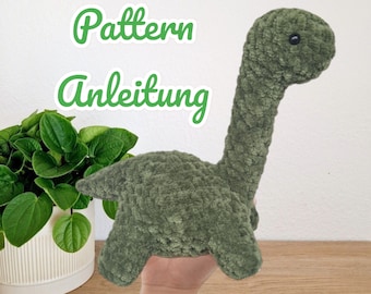 Pattern Instructions Plushie Bronto (German and English)
