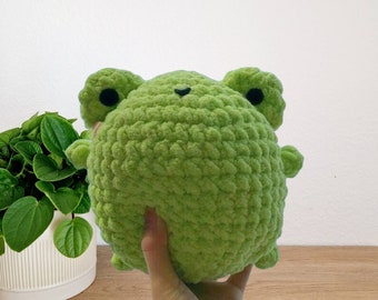 Plushie Light Green Frog Friend