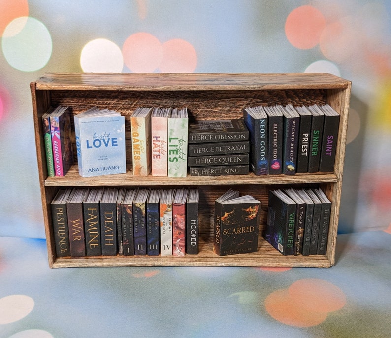 Mini Bookshelf Etsy