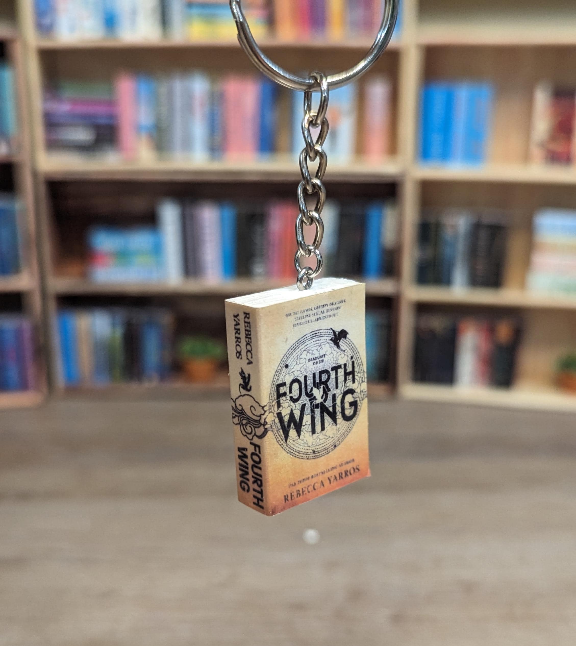 Custom Mini book keychain