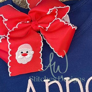 Santa Claus Mini fill stitch machine embroidery mini design