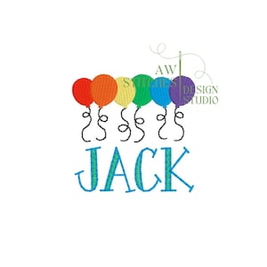 Balloons birthday celebration balloons party balloons MINI fill stitch machine embroidery design file